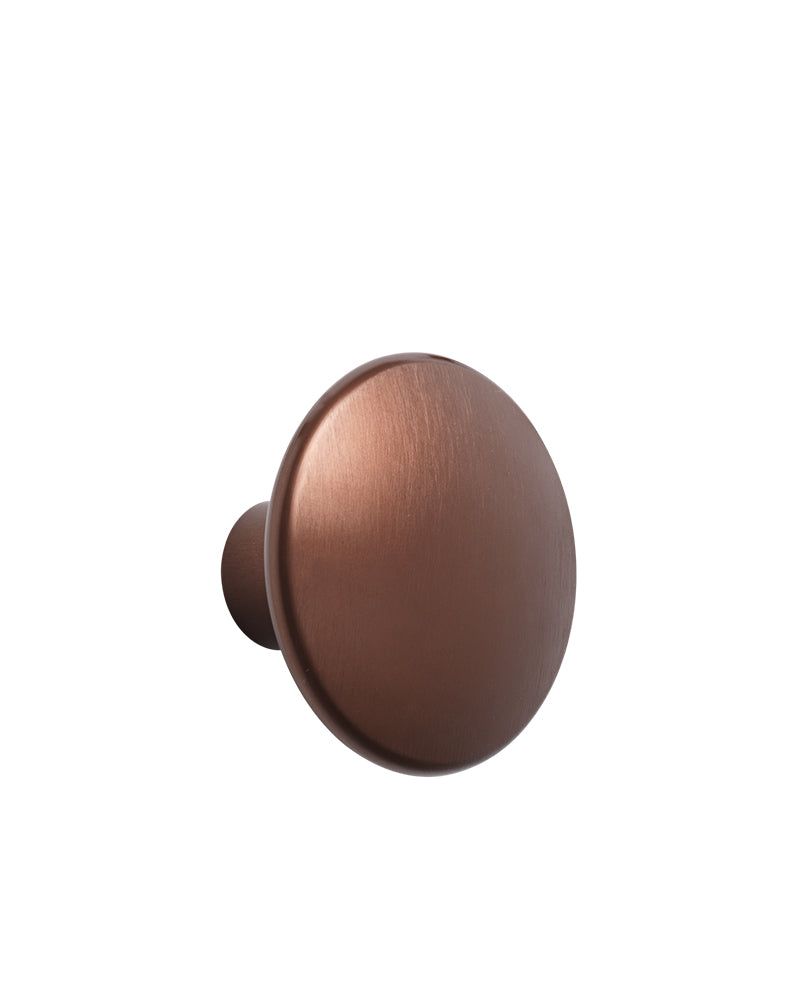 Dots - Haken aus umberfarbenem Metall - ø5